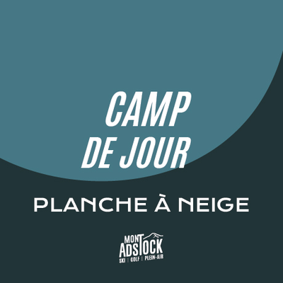 Camp de planche à neige - 5 ans et moins