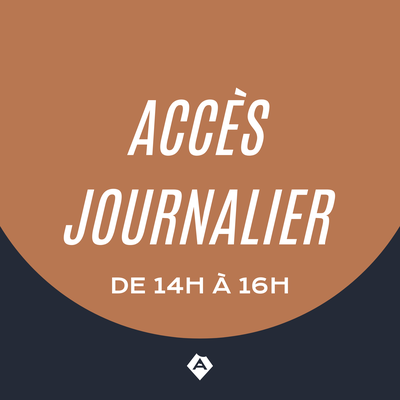 Billet 14h à 16h - 13 ans et plus
