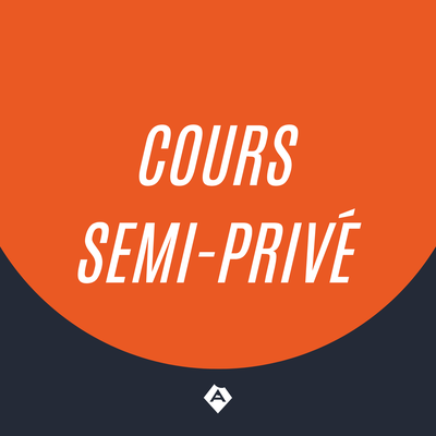 Samedi - Cours de ski semi-privé pour 3 et 4 ans