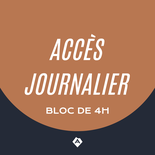 Bloc de 4h - Étudiant (13 à 23 ans)